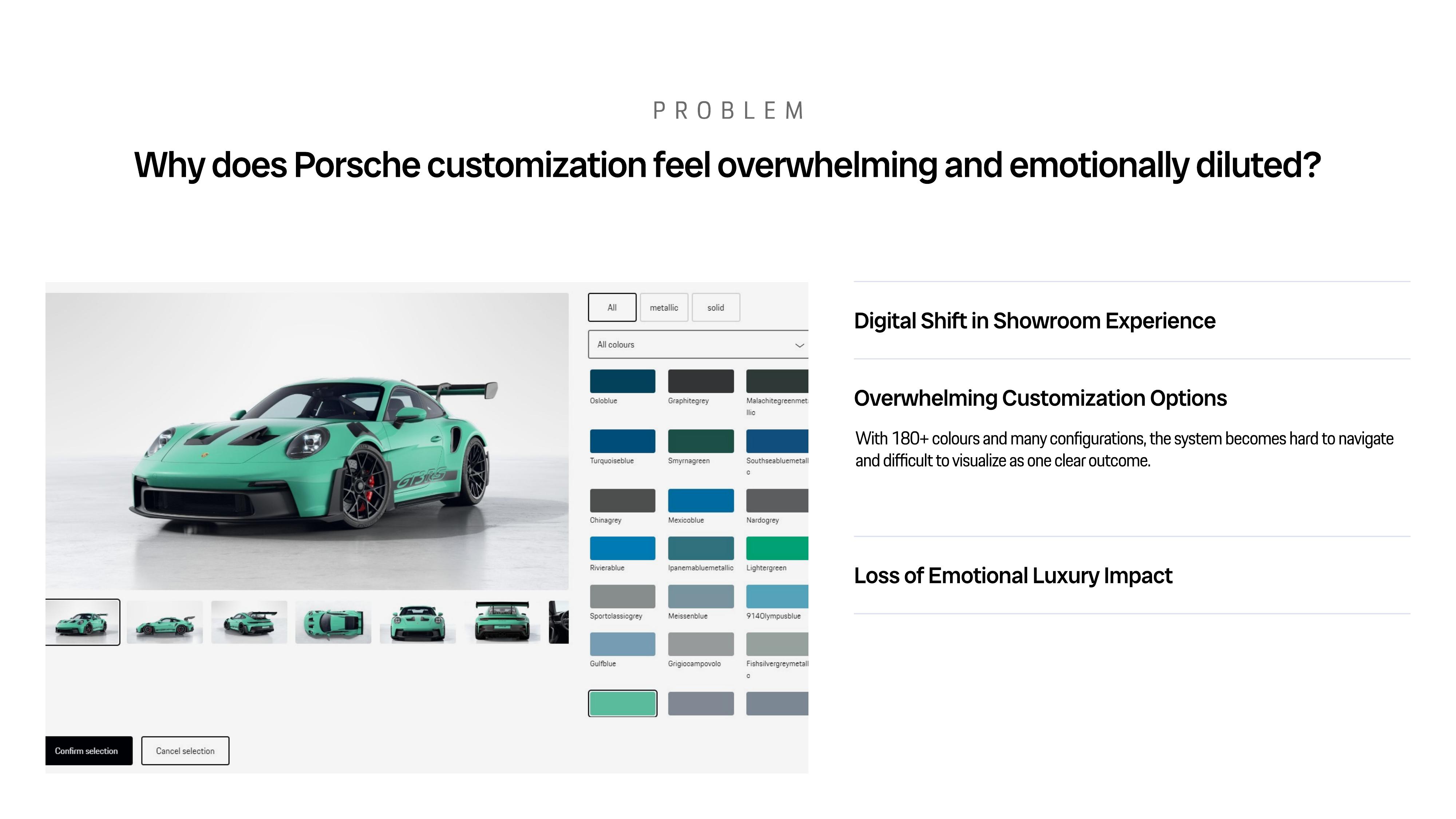 Overwhelming customization options — 180+ colours